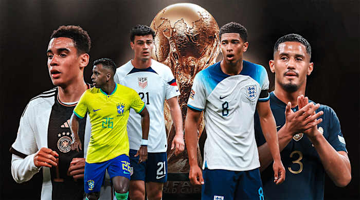 Jamal Musiala, Rodrygo, Gio Reyna, Jude Bellingham and William Saliba are all headed to the World Cup